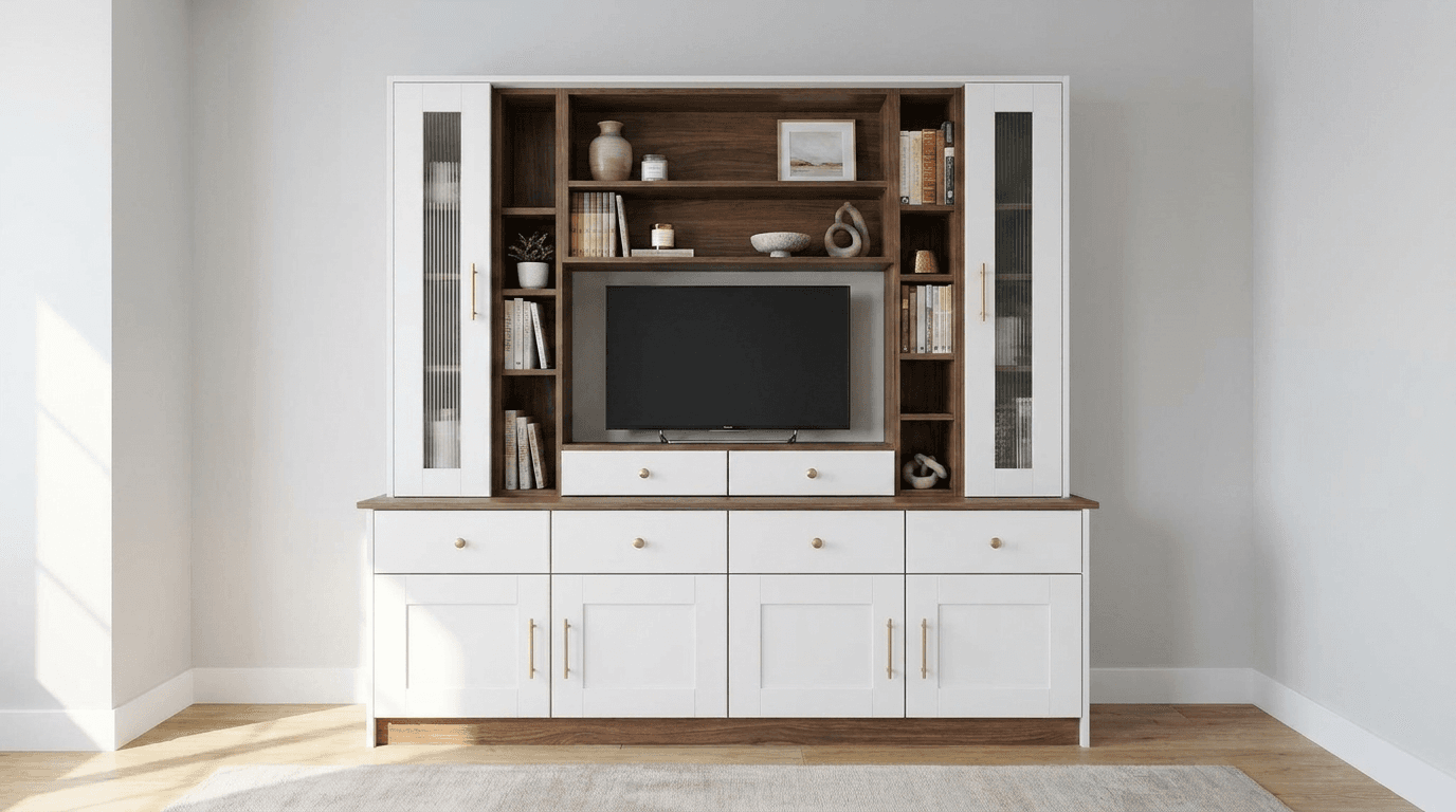 Fitted media wall